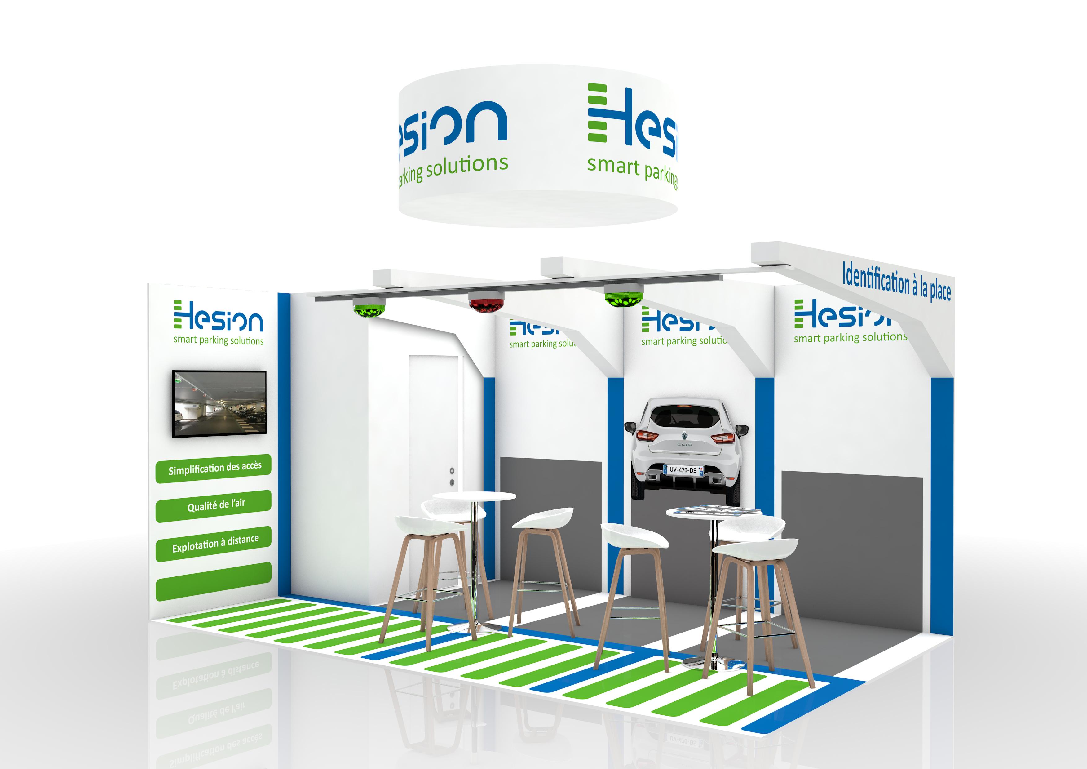 Hesion au salon Parkopolis à Paris les 21 et 22 juin 2017